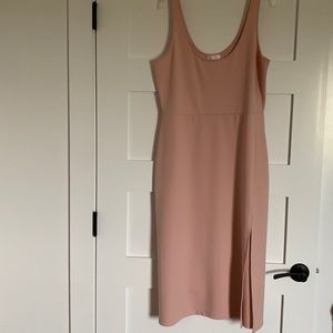 Leith midi dress with slit